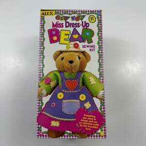 ALEX Sew Fun Miss Dress-Up Bear Sewing Kit for Kids Ages 7+